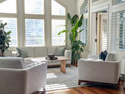 Living room cleaning